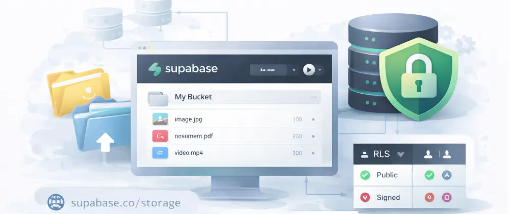 File storage with Supabase Storage